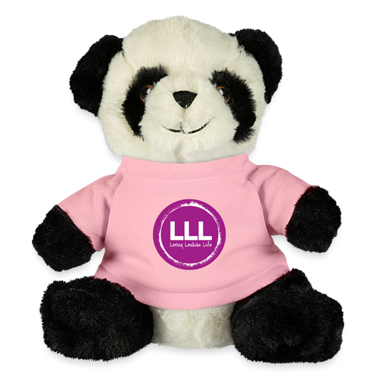 LLL Panda Bear Circle - petal pink